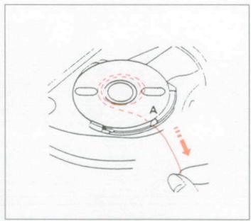 ELNA 3005 - INSERTING THE BOBBIN - 2