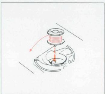 ELNA 3005 - INSERTING THE BOBBIN - 1