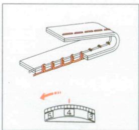 ELNA 3005 - BALANCING THE THREAD TENSION - 3