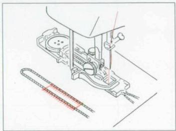 ELNA 3005 - CORDED BUTTONHOLE - 3