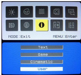 MSI AG2712A-027EU - OSD (On-Screen Display : Menu à l'écran) - 9