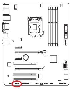 MSI B85-G41 PC MATE - JTPM1:Connecteur de Module TPM - 1