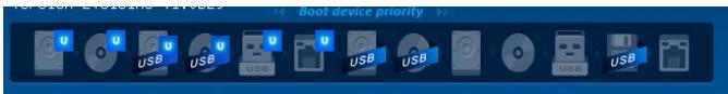 MSI B85-G41 PC MATE - >Boot-Geräte Prioritätsleiste - 1