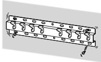 SONY KD43XE8096,  KD-55XE8096,  KD49XE8096,  KD-55XE8096 - Sorg for at du monterer veggmonteringingsbraketten sikkert på veggen etter anvisingene i dette braupsanvisingen. - 1
