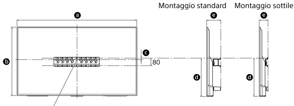 SONY KD43XE8096,  KD-55XE8096,  KD49XE8096,  KD-55XE8096 - Scegliere la posizione di installmente. - 1