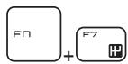 MSI GS63VR 7RF-262FR STEALTH PRO 4K,  GS63VR 7RF-264XFR STEALTH PRO - Touches de raccourci - 4