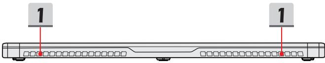 MSI GS63VR 7RF-262FR STEALTH PRO 4K,  GS63VR 7RF-264XFR STEALTH PRO - Vue de l'arrière - 1