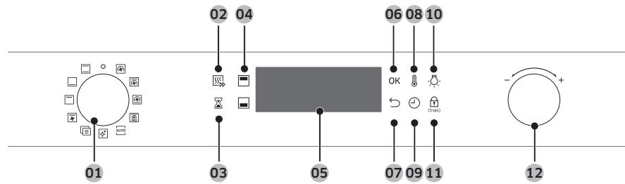 SAMSUNG NV66M3531BS - Bedienfeld - 1