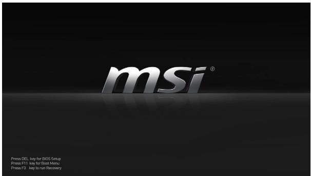 MSI WIND TOP AE270-004EU - > Récupérer le système avec la touche raccourci F3 - 1