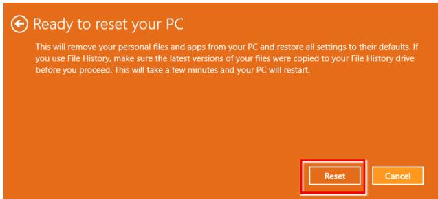 MSI WIND TOP AE270-004EU - Reset your PC - 3