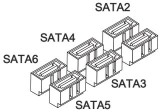 MSI Z77A-G43 GAMING - SATA1~6:Pa3bem SATA - 2