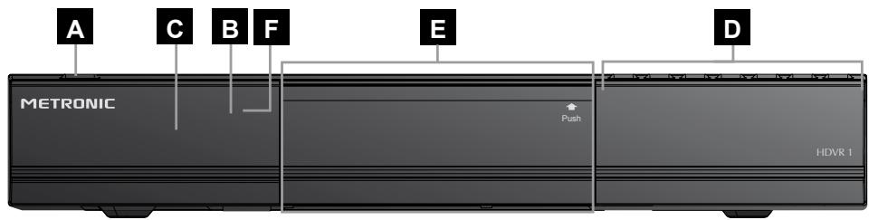 METRONIC HDVR 1 - - Description du magnétoscope - 1