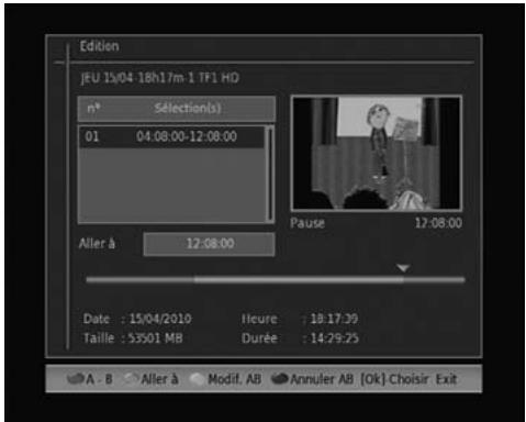 METRONIC HDVR 1 - A - Épurer un enregistrement - 1