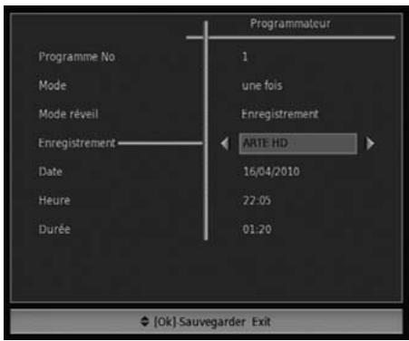 METRONIC HDVR 1 - A - Programmation d'un enregistrement - 1
