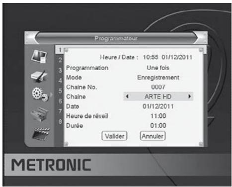 METRONIC ZAPBOX HD-S1 - B - Impostare una registrazione con timer - 1