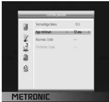 METRONIC ZAPBOX HD-SO.2 - Pour selectionner le niveau moral : - 1