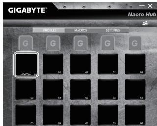 GIGABYTE AERO 14W V7 B40W10P-FR - Set macro key per funzione di base - 2