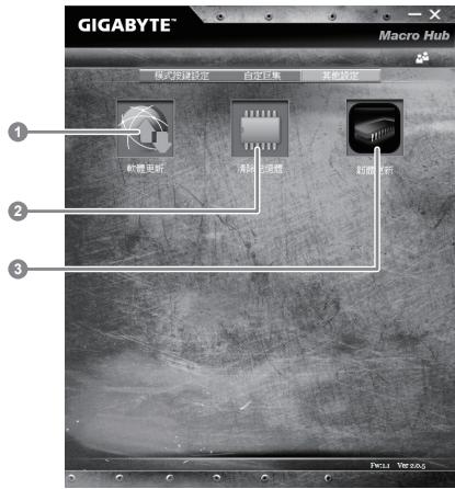 GIGABYTE AERO 14W V7 B40W10P-FR - 編輯Macro Hub 設定 - 1