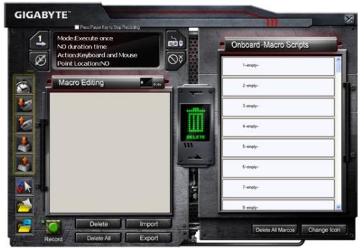 GIGABYTE AIVIA K8100 - Editor de Macro - 1