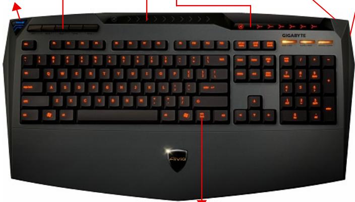 GIGABYTE AIVIA K8100 - Tastatur Übersicht - 7