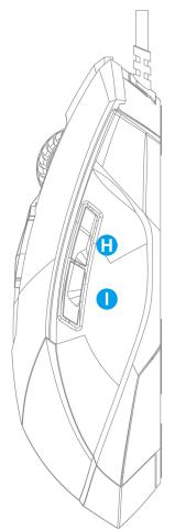 GIGABYTE AIVIA M8600,  AIVIA M8600 - 滑鼠功能说明 - 1