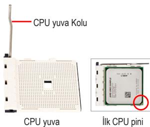 GIGABYTE GA-C847N - AMD CPU Kurulumu (Anakartta yerleşik bir CPU varsa bu adimi atlayin) - 1