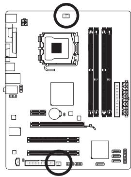 GIGABYTE GA-G41M-COMBO - 3/4) CPU_FAN/SYS_FAN (Connecteurs des Ventilateurs) - 1