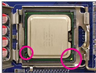 GIGABYTE GA-G41M-COMBO - 1-3-1 Installation du processeur - 7
