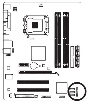 GIGABYTE GA-G41M-COMBO - 8) F PANEL (Connecteur du Panneau Avant) - 1