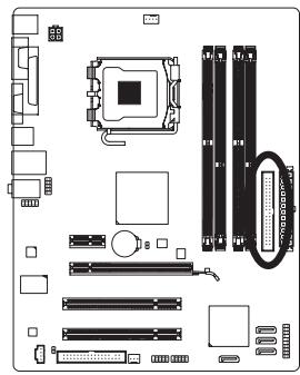 GIGABYTE GA-G41M-COMBO - 6) IDE (Connecteur IDE) - 1