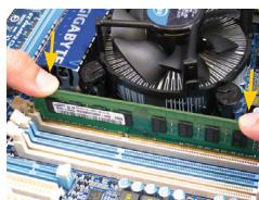 GIGABYTE GA-H87-HD3,  GA-H87M-D3H - Instalación De Los Modulos De Memorias - 1