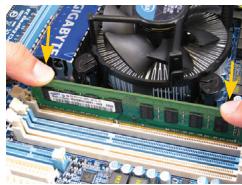 GIGABYTE GA-H87-HD3,  GA-H87M-D3H - Instalace Pameti - 1