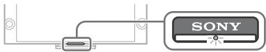 SONY KD65ZD9, KD65ZD9BAEP, KD75ZD9, KD75ZD9BAEP - Die Beleuchtungs-LED ist eingeschaltet. - 1