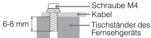 SONY KDL32EX650, KDL40WD650 - 4: AnbringeneinerKippsicherungfür dasFernsehgerät - 5