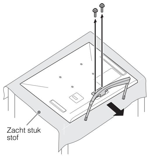 SONY KDL32EX650, KDL40WD650 - De tafelstandaard van de television losmaken - 4