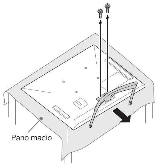 SONY KDL32EX650,  KDL40WD650 - Separar o suporte de fixação para mesas do televisor - 4