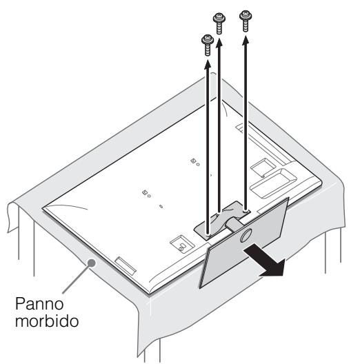 SONY KDL32EX650, KDL40WD650 - Rimozione del supporto da ravolo - 3