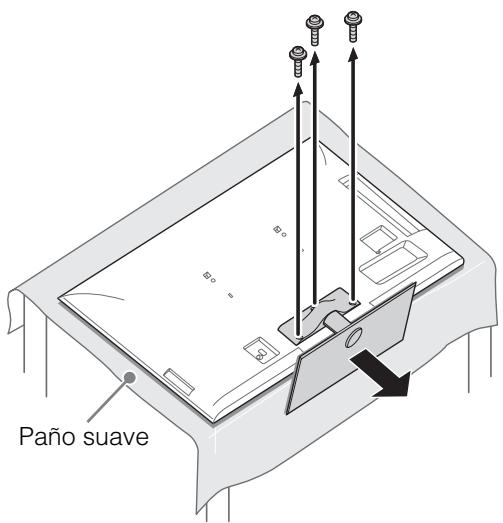 SONY KDL32EX650,  KDL40WD650 - Extracción del soporte de sobremesa del televisor - 3
