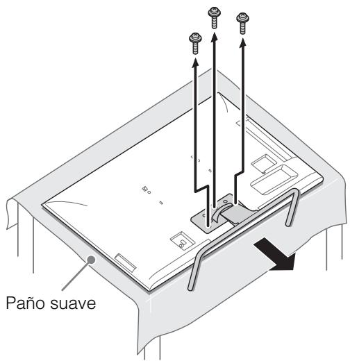 SONY KDL32EX650,  KDL40WD650 - Extracción del soporte de sobremesa del televisor - 2
