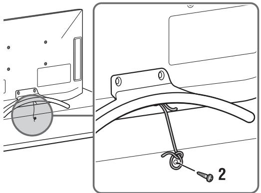 SONY KDL32EX650, KDL40WD650 - 4: AnbringeneinerKippsicherungfür dasFernsehgerät - 3