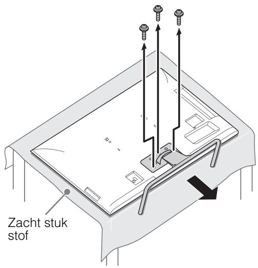 SONY KDL32EX650, KDL40WD650 - De tafelstandaard van de television losmaken - 2