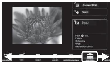 SONY KDL32EX650, KDL40WD650 - Appuyez sur / pour sélectionner la catégorie (réglages). - 2