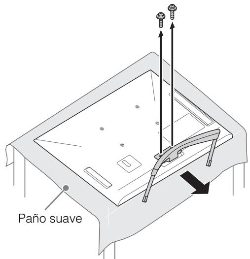 SONY KDL32EX650,  KDL40WD650 - Extracción del soporte de sobremesa del televisor - 4