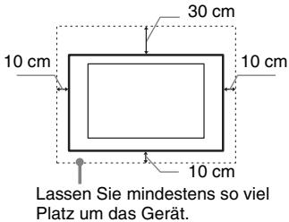 SONY KDL32EX650, KDL40WD650 - Installation an der Wand - 1