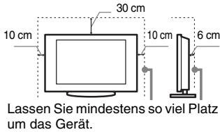 SONY KDL32EX650, KDL40WD650 - Aufstellung auf dem Standfuß - 1