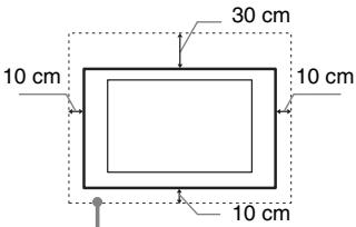 SONY KDL32EX650,  KDL40WD650 - Ventilación - 1