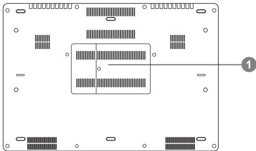GIGABYTE P34K V7 C32W10-FR - 底視圖 - 1