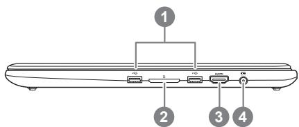 GIGABYTE P34K V7 C32W10-FR - 右視圖 - 1