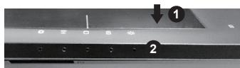 GIGABYTE P57W V7 C2D-FR,  P57W V7 C32W10-FR,  P57W V7 C52W10-FR,  P57X V7 C32W10-FR - Vista Sinistra - 2