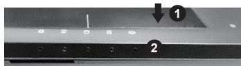 GIGABYTE P57W V7 C2D-FR,  P57W V7 C32W10-FR,  P57W V7 C52W10-FR,  P57X V7 C32W10-FR - 上面图&amp;正面图 - 2